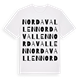 Nordavallen ordlek t-shirt