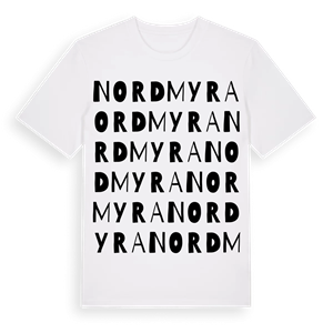 Nordmyra ordlek t-shirt – ekologisk bomull t-shirt från Pinshirt
