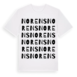 Norens ordlek t-shirt – ekologisk bomull t-shirt från Pinshirt