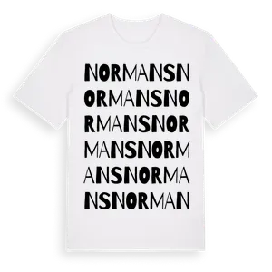Normans ordlek t-shirt – ekologisk bomull t-shirt från Pinshirt