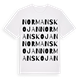 Normanskojan ordlek t-shirt
