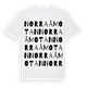 Norra Åmotan ordlek t-shirt