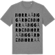 Mid Heather Gray t-shirt med Norra Änggården ordlek t-shirt