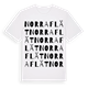 Norra Flät ordlek t-shirt