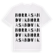 Norra Sandvik ordlek t-shirt