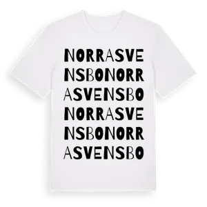 Norra Svensbo ordlek t-shirt – ekologisk bomull t-shirt från Pinshirt