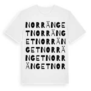 Norränget ordlek t-shirt – ekologisk bomull t-shirt från Pinshirt