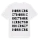 White t-shirt med Norrberget ordlek t-shirt