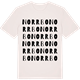 Vintage White t-shirt med Norrbo ordlek t-shirt