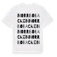 White t-shirt med Norrbobacken ordlek t-shirt
