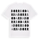 White t-shirt med Norrbodarna ordlek t-shirt