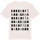 Vintage White t-shirt med Norrbofäbodarna ordlek t-shirt
