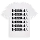 White t-shirt med Norrdala ordlek t-shirt