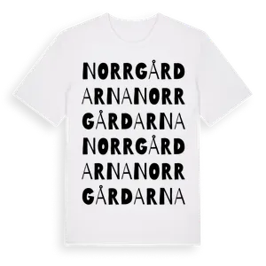 Norrgårdarna ordlek t-shirt – ekologisk bomull t-shirt från Pinshirt