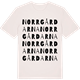 Vintage White t-shirt med Norrgårdarna ordlek t-shirt