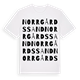 Norrgårdssand ordlek t-shirt