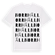 Norrhäll ordlek t-shirt