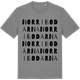 Mid Heather Gray t-shirt med Norribodarna ordlek t-shirt