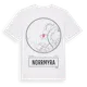 White t-shirt med Norrmyra t-shirt