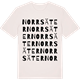Vintage White t-shirt med Norrsäter ordlek t-shirt