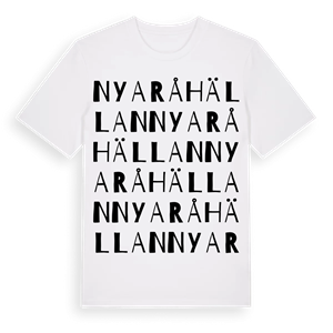 Nya Råhällan ordlek t-shirt – ekologisk bomull t-shirt från Pinshirt