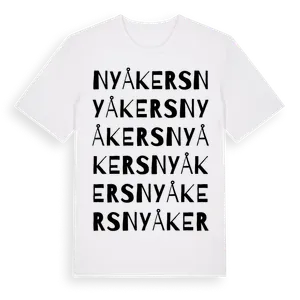 Nyåkers ordlek t-shirt – ekologisk bomull t-shirt från Pinshirt