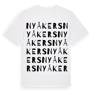 Nyåkers ordlek t-shirt – ekologisk bomull t-shirt från Pinshirt