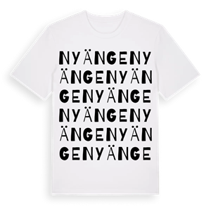 Nyänge ordlek t-shirt – ekologisk bomull t-shirt från Pinshirt