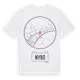 White t-shirt med Nybo t-shirt