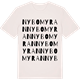 Vintage White t-shirt med Nybomyran ordlek t-shirt