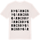 Vintage White t-shirt med Nygården ordlek t-shirt