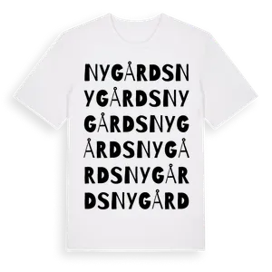 Nygårds ordlek t-shirt – ekologisk bomull t-shirt från Pinshirt