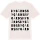 Vintage White t-shirt med Nygårds ordlek t-shirt