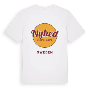 Nyhed cirkel t-shirt – ekologisk bomull t-shirt från Pinshirt