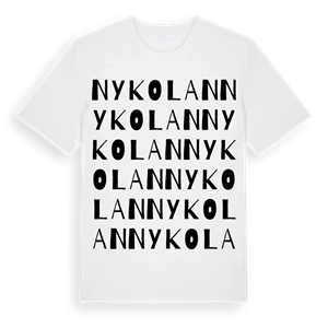 Nykolan ordlek t-shirt – ekologisk bomull t-shirt från Pinshirt