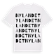 Nylandet ordlek t-shirt