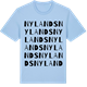 Blue Soul t-shirt med Nylands ordlek t-shirt