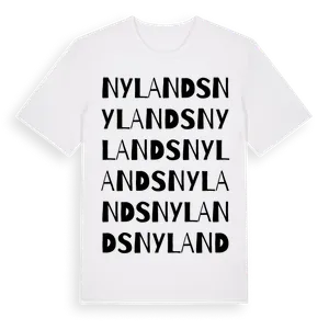 Nylands ordlek t-shirt – ekologisk bomull t-shirt från Pinshirt