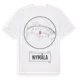 White t-shirt med Nymåla t-shirt