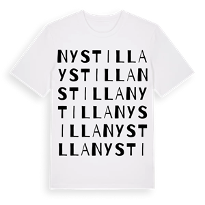 Nystilla ordlek t-shirt – ekologisk bomull t-shirt från Pinshirt