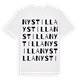 Nystilla ordlek t-shirt