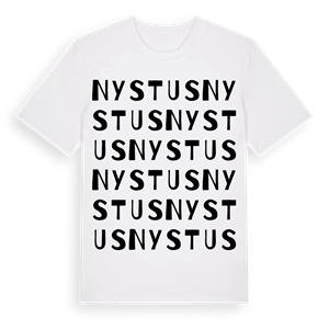 Nystus ordlek t-shirt – ekologisk bomull t-shirt från Pinshirt