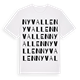 Nyvallen ordlek t-shirt