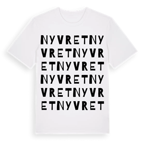 Nyvret ordlek t-shirt – ekologisk bomull t-shirt från Pinshirt