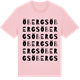 Pink Cotton t-shirt med Öbergs ordlek t-shirt