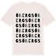 Vintage White t-shirt med Öbergs ordlek t-shirt