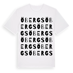 Öbergs ordlek t-shirt – ekologisk bomull t-shirt från Pinshirt