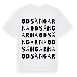 Odsängarna ordlek t-shirt – ekologisk bomull t-shirt från Pinshirt