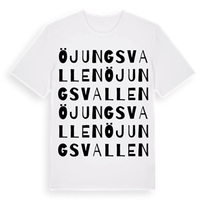 Öjungsvallen ordlek t-shirt – ekologisk bomull t-shirt från Pinshirt