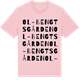 Pink Cotton t-shirt med Ol-Bengtsgården ordlek t-shirt